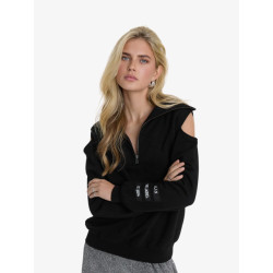Alix The Label Dames swrater zip collar