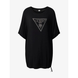 Guess Dames jurk strass triangle zwart