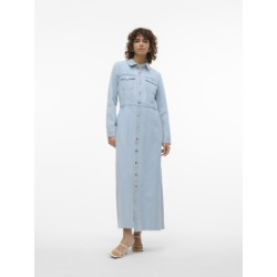 Vero Moda Vmmolly ls ank denim dress