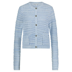 Red Button Vest srb4489 danelle fresh blue
