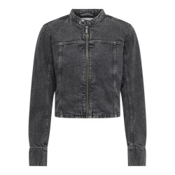 Only Onlprime ls zip jacket cc pnt black denim