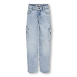 Only Kogharmony wide cargo carrot azg no blue denim