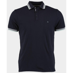 Bos Bright Blue Polo korte mouw brick polo oxford collar 24108br06bo/290