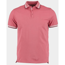 Bos Bright Blue Polo korte mouw brick polo oxford collar 24108br06bo/730 rose