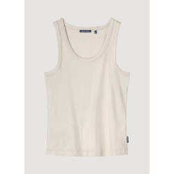 Summum rib tanktop cotton rib 3s4873-5138 122 ivory