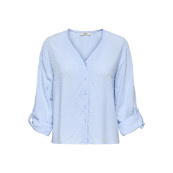 Jacqueline de Yong diana life 7/8 dobby shirt wvn n 15311720 kentucky blue
