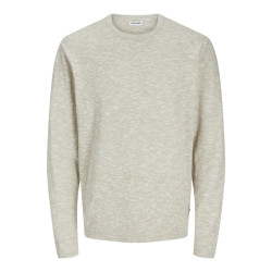 Jack & Jones Jjesummer knit crew neck sn zand dessin