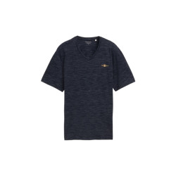 Tom Tailor Inmjected v-neck navy