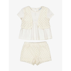 Mayoral Crochet short set