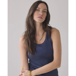 Summum Lisbon-5138 495 rib tanktop cotton rib (3s4873) midnightblue