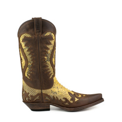 Mayura Boots Cowboy laarzen desert-2567 crazy old sadale / camel 421