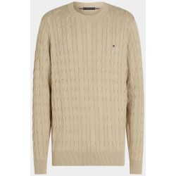 Tommy Hilfiger Pullover classic cotton cable crew neck mw0mw33132/rbt