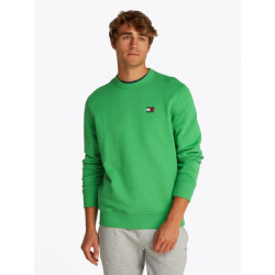 Tommy Hilfiger Dm0dm20660  ly3 badge crew coastal green heren sweater