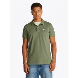 Tommy Hilfiger Dm0dm20676  mr6 slim placket polo aruba green