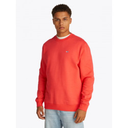 Tommy Hilfiger Dm0dm20741 sn6 flag crew sweater  bright vermillion