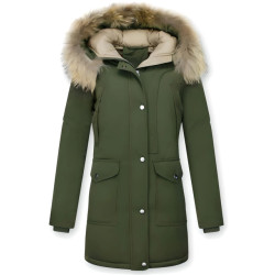 Gentile Bellini Parka jas met bontkraag