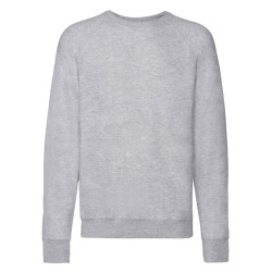 Fruit of the Loom Unisex lichtgewicht raglan sweatshirt voor volwassenen
