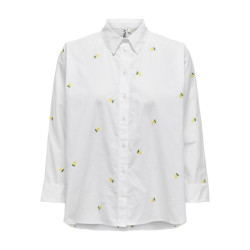 Only Onlnew lina grace ls emb shirt noos dessin