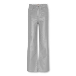 Only Kogjuicy wide metal coated zilverkleurig