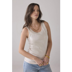 Summum Lisbon-5138 rib tanktop cotton rib (3s4873)