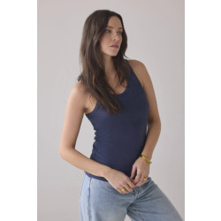 Summum Lisbon-5138 rib tanktop cotton rib (3s4873)
