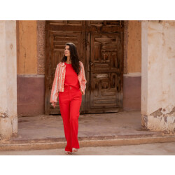 Geisha 51126-21 450 pants comfy red