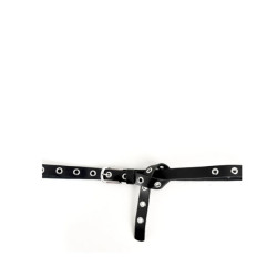 Dstrct 20959 riem black/silver dames riemen