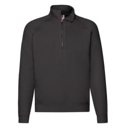 Fruit of the Loom Unisex premium sweatshirt met kwart ritssluiting voor volwassenen