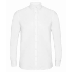 Henbury Heren klassiek oxford overhemd met lange mouwen