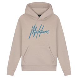 Malelions Striped signature hoodie
