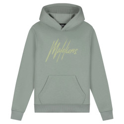 Malelions Striped signature hoodie