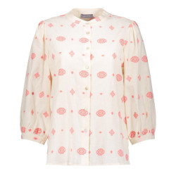 Geisha Blouse embroidery ecru dessin