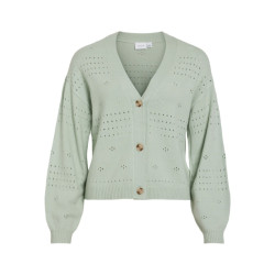 Vila Viril v-neck ls knit cardigan no mint