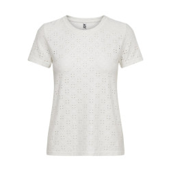 Jacqueline de Yong cathinka s/s tag top jrs noos 15158450 cloud dancer