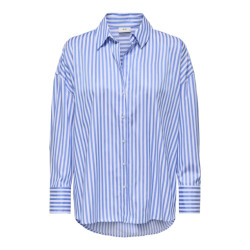 Jacqueline de Yong vesper l/s loose shirt wvn noos 15338857 cornflower blue