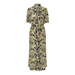 Jacqueline de Yong nile life 2/4 maxi shirt dress 15341270 black