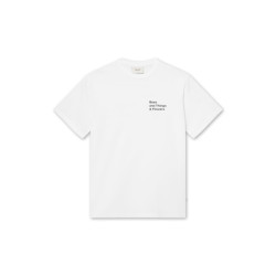Foret farm t-shirt f4804 white navy