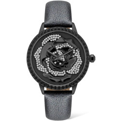 Police Leren horloge met stijlvol quartz mechanisme