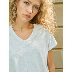 Mos Mosh 168810 180 mosmosh mm sienna v-ss tee ecru
