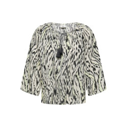 Jacqueline de Yong Sapna 3/4 tassel top