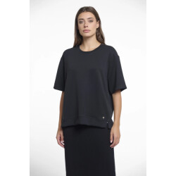 Rino & Pelle Amira.7002522 rino en pelle half sleeve sweatshirt black