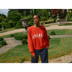 Mos Mosh 168550 268 mosmosh mm celli o-ls sweatshirt chinese red
