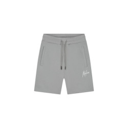 Malelions Sport logo shorts grey ms1-ss25-15-200