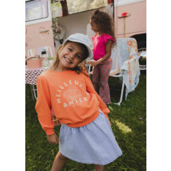 Looxs Revolution Sweater tangerine voor meisjes in de kleur