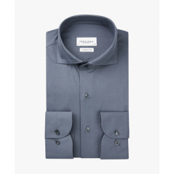 Profuomo Ppwh10001d 4 overhemd   x-cutaway  denim blue profu