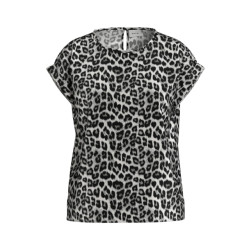 Vila Viellette ss full satin top dessin