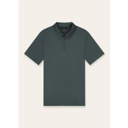 Triad’oro Polo zip short sleeve dark