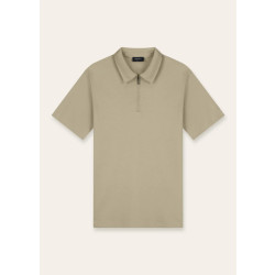 Triad’oro Polo zip short sleeve