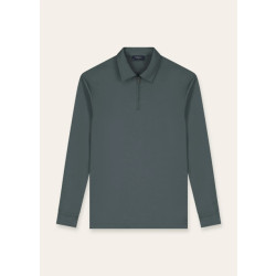 Triad’oro Polo zip long sleeve dark
