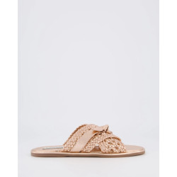Gibaldi Dames braided slipper goud